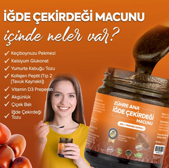 Zühre Ana İğde Çekirdeği Macunu 240 Gram