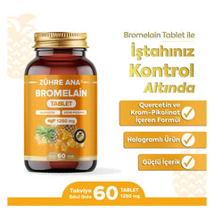 Zühre Ana Bromelain Tablet 1250 mg 60 Tablet