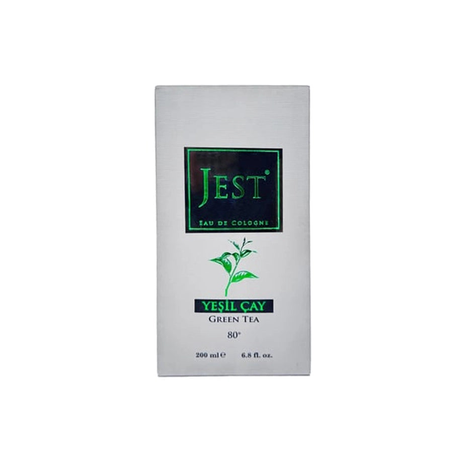 Jest Cam Şişe Kolonya Yeşil Çay 200 ml