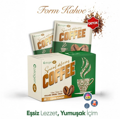 Collagen Life Hindiba, Kollajen, Garsinya Ve Çörek Otu Içeren Detox Kahve 20 Saşe