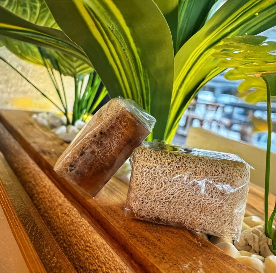 Sidir Yapraklı Doğal Kabak Lifli Sabun