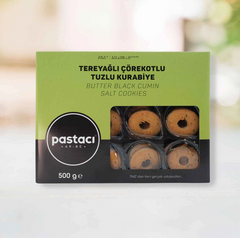 Tereyağlı Çörekotlu Tuzlu Kurabiye