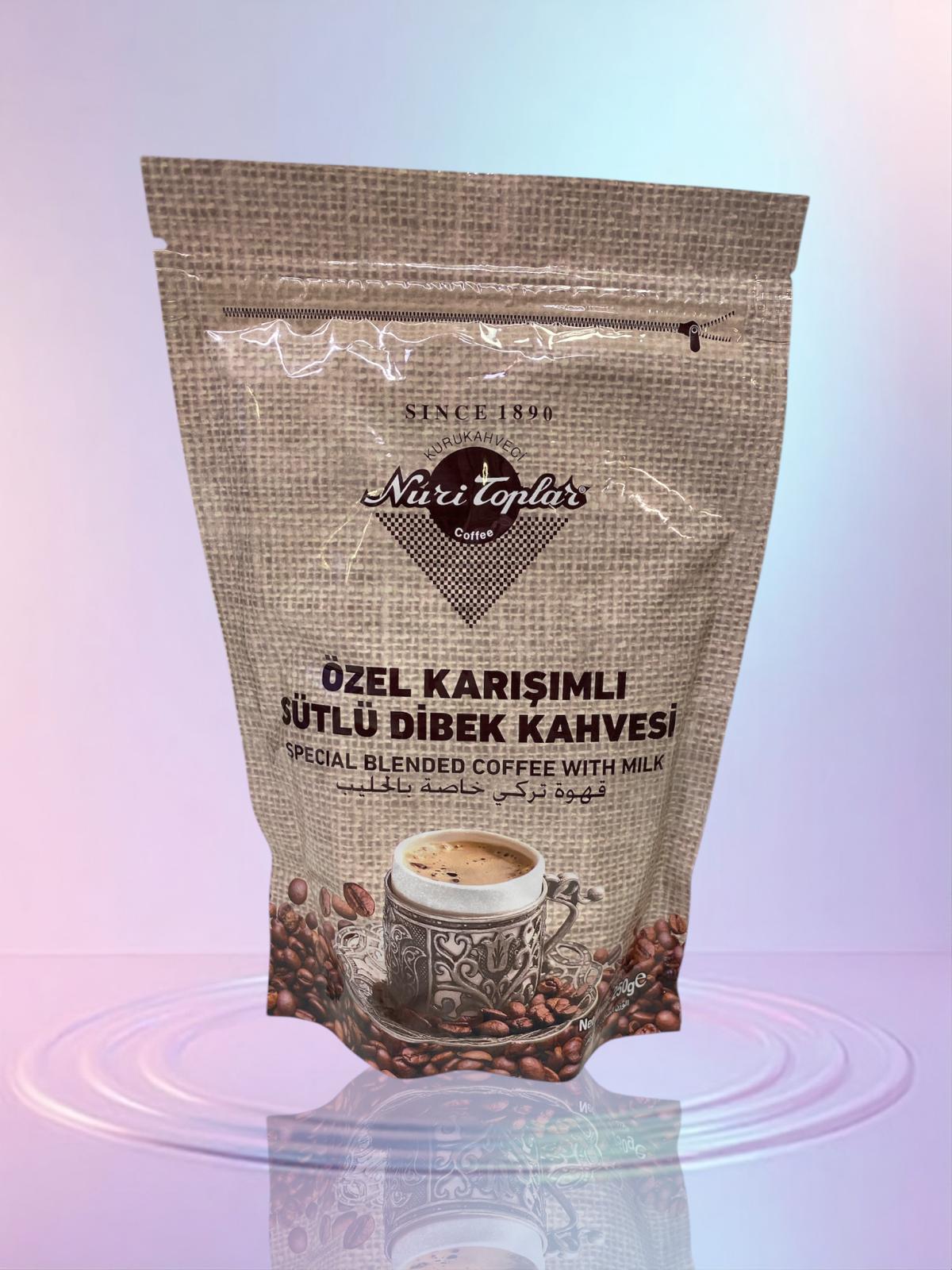 özel karisimli sutlu dibek kahvesi 250 gr.